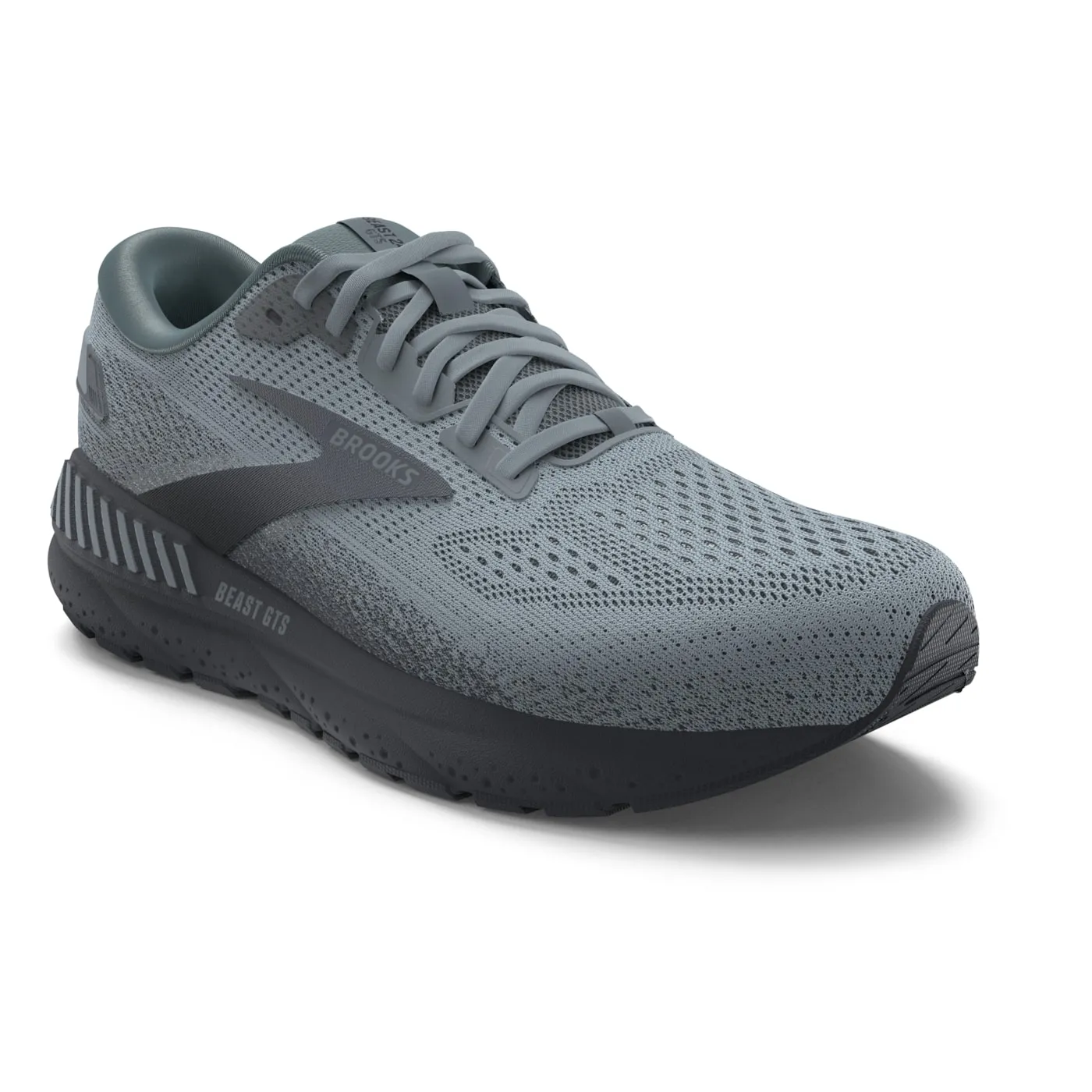 （値下オークション中】brooks professional Brooks Men's Beast GTS 24 Wide Black/Black/Ebony-020